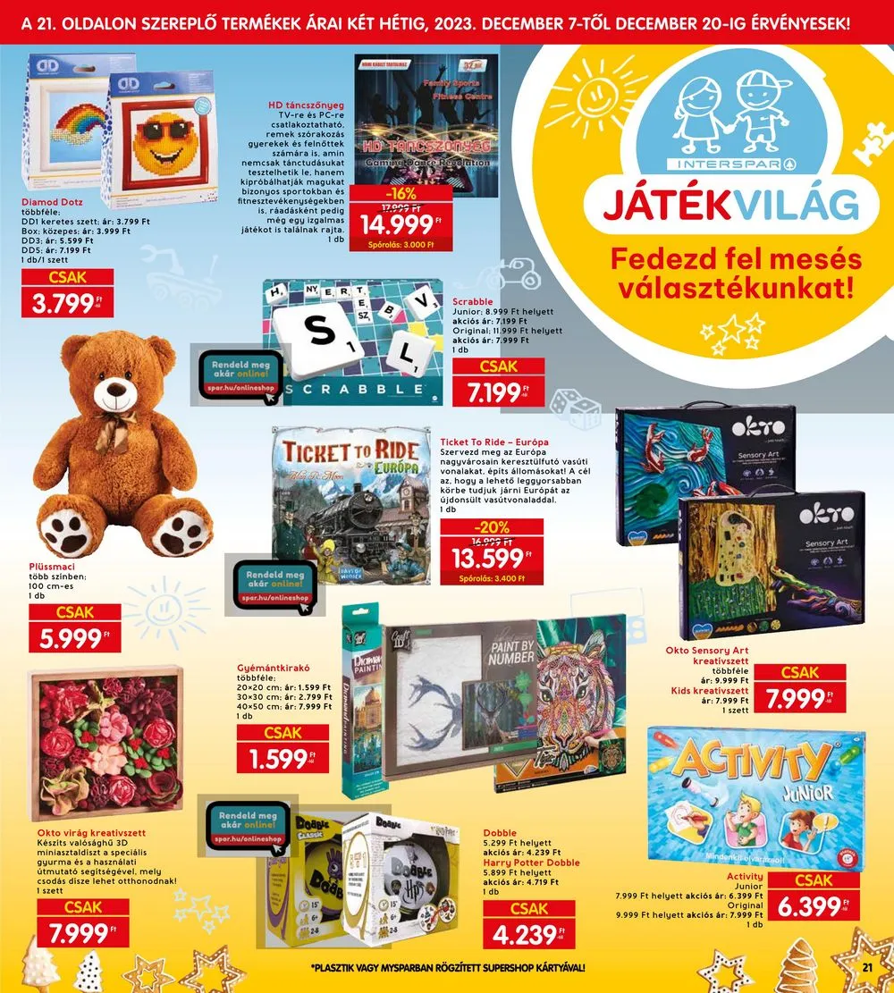 Interspar akciós újság 12.07–12.13 – 22. oldal