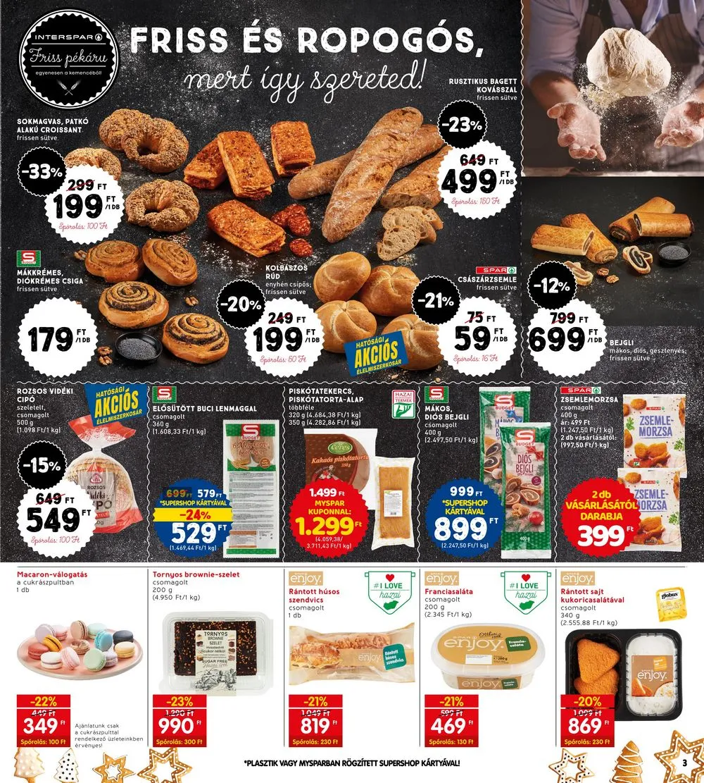 Interspar akciós újság 12.07–12.13 – 3. oldal
