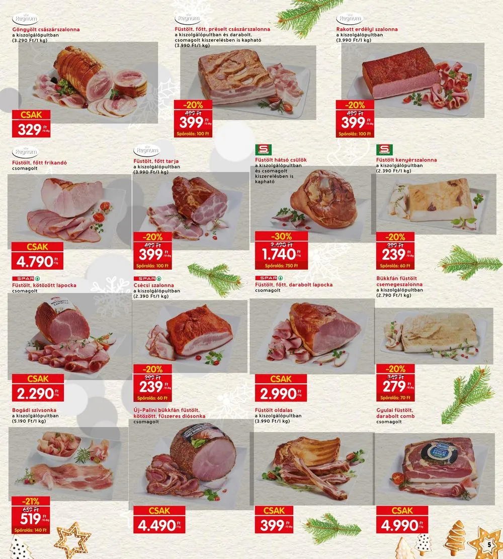 Interspar akciós újság 12.07–12.13 – 6. oldal
