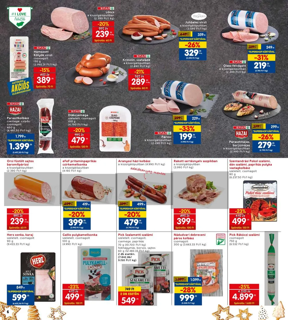 Interspar akciós újság 12.07–12.13 – 7. oldal