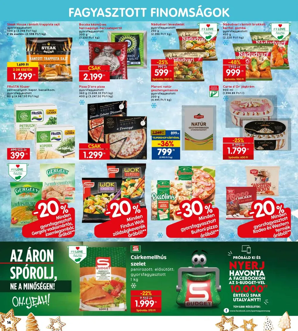 Interspar akciós újság 12.14–12.24 – 14. oldal