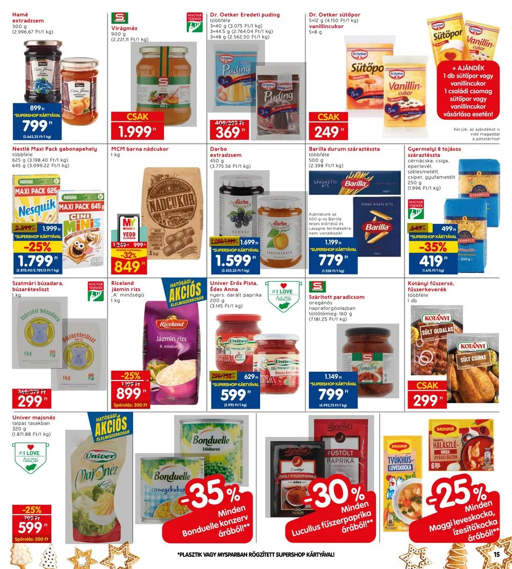 Interspar akciós újság 12.14–12.24 – 15. oldal