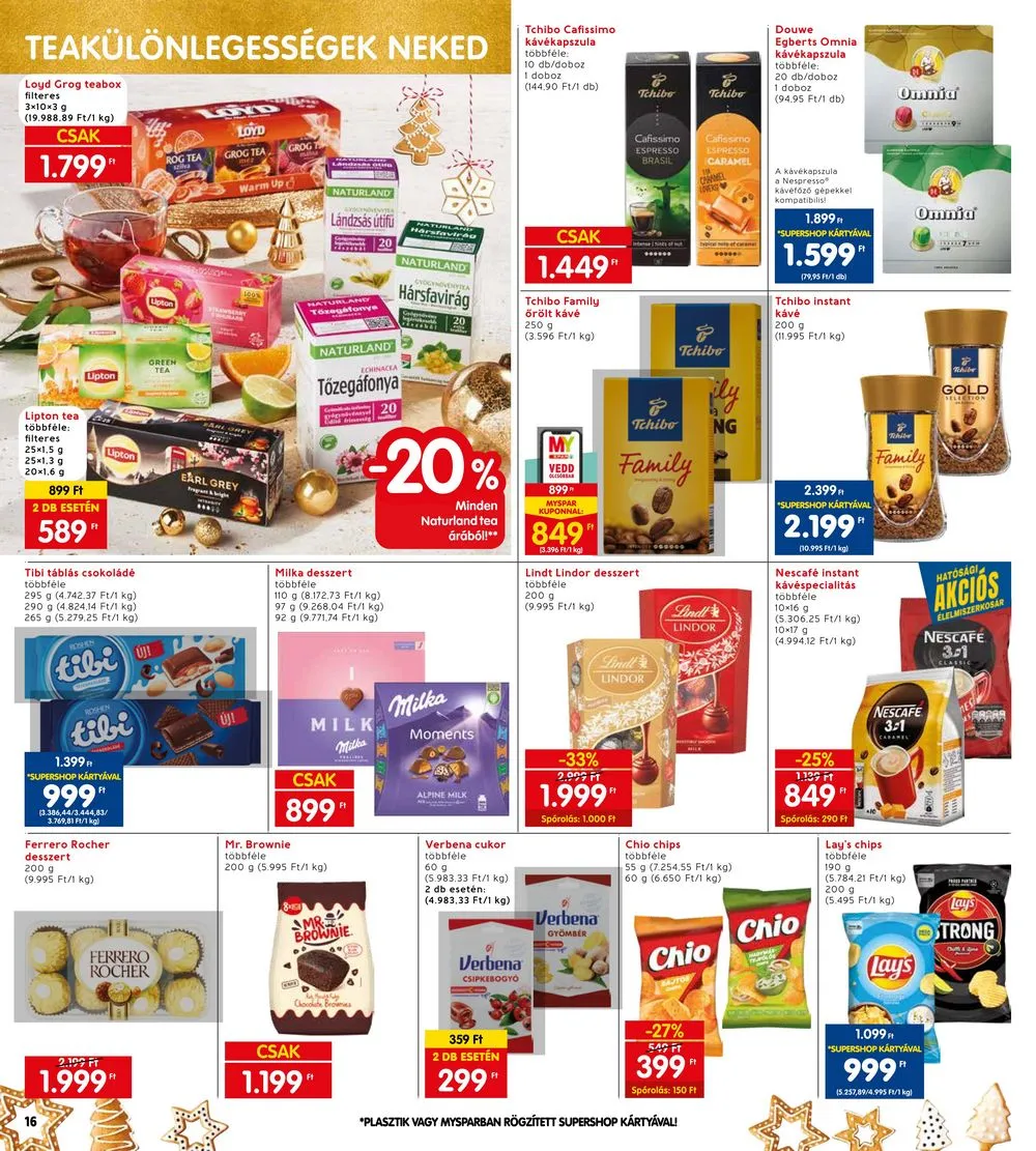 Interspar akciós újság 12.14–12.24 – 16. oldal