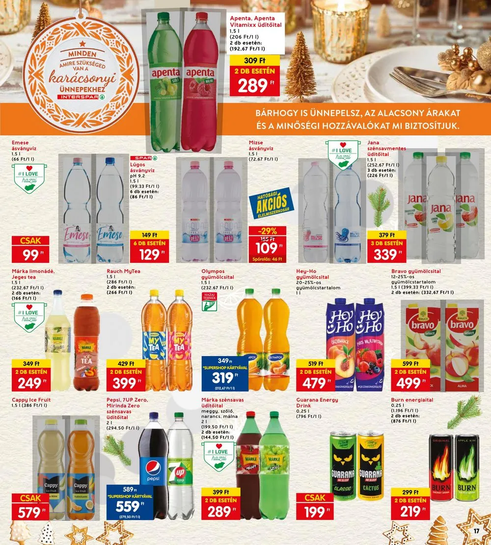 Interspar akciós újság 12.14–12.24 – 17. oldal