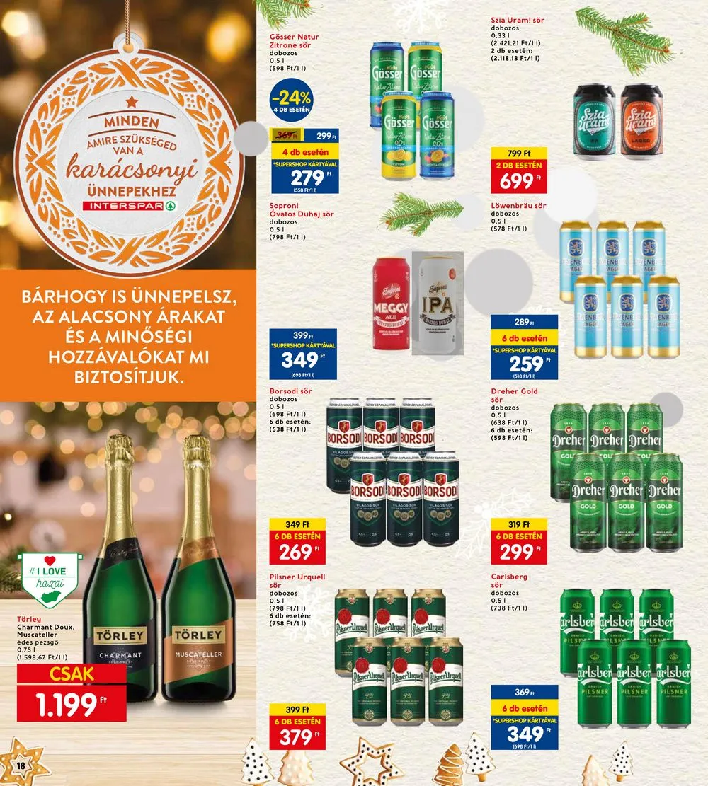 Interspar akciós újság 12.14–12.24 – 18. oldal