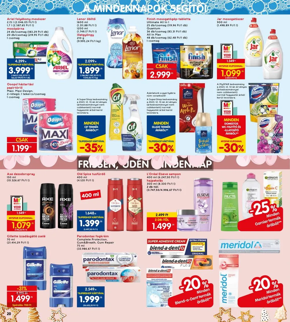 Interspar akciós újság 12.14–12.24 – 20. oldal
