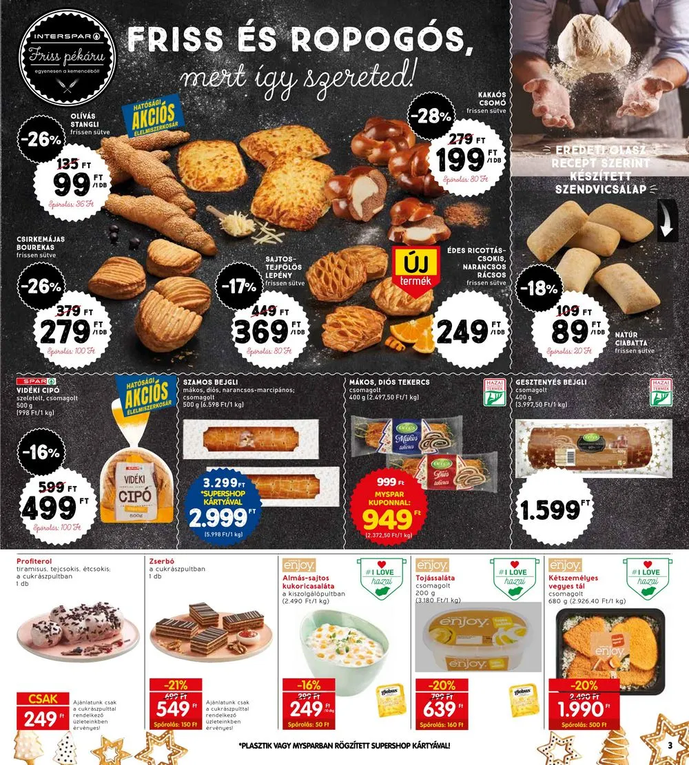 Interspar akciós újság 12.14–12.24 – 3. oldal