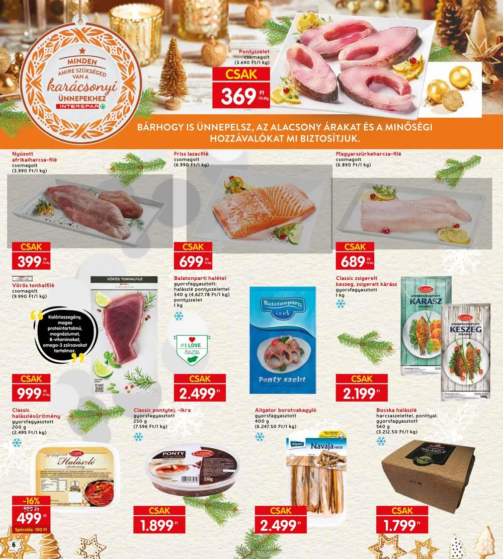 Interspar akciós újság 12.14–12.24 – 6. oldal