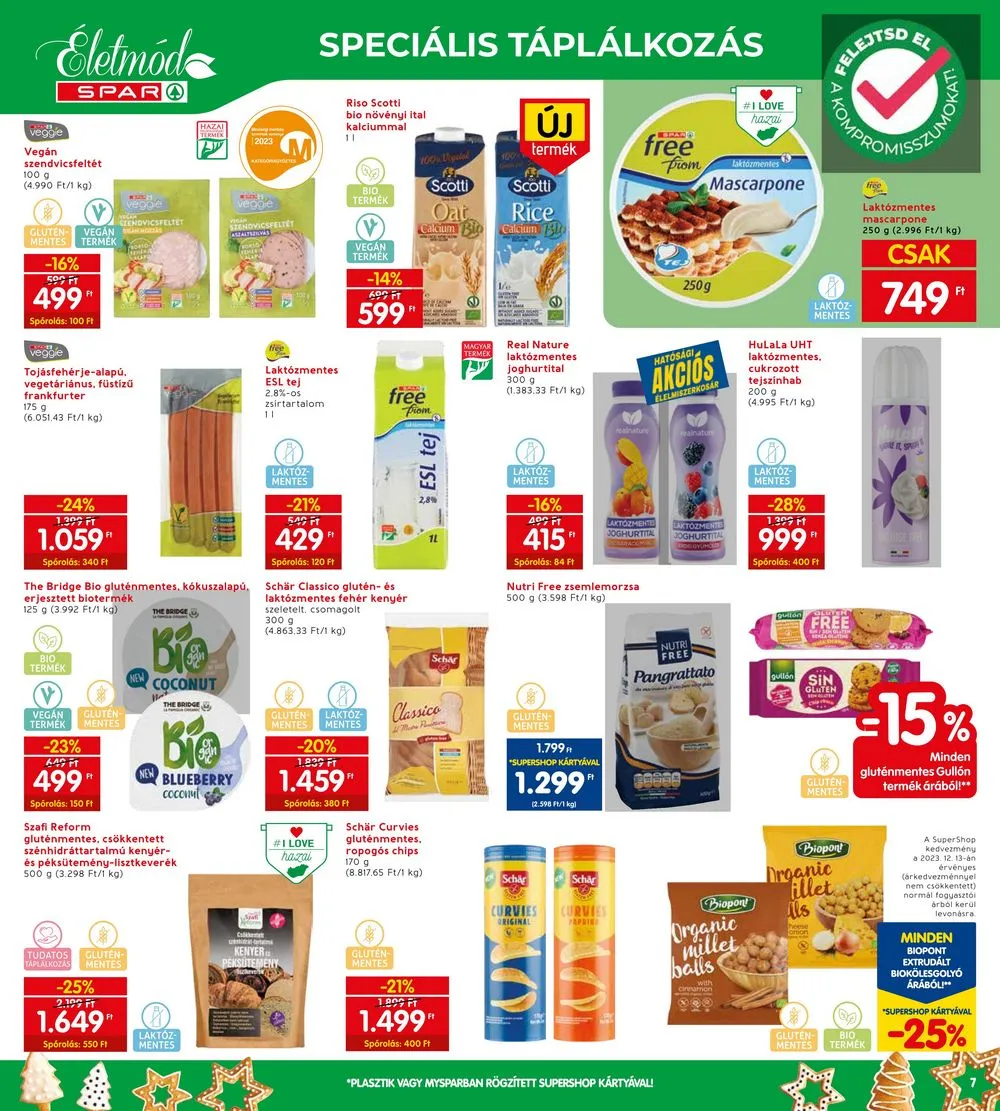Interspar akciós újság 12.14–12.24 – 7. oldal