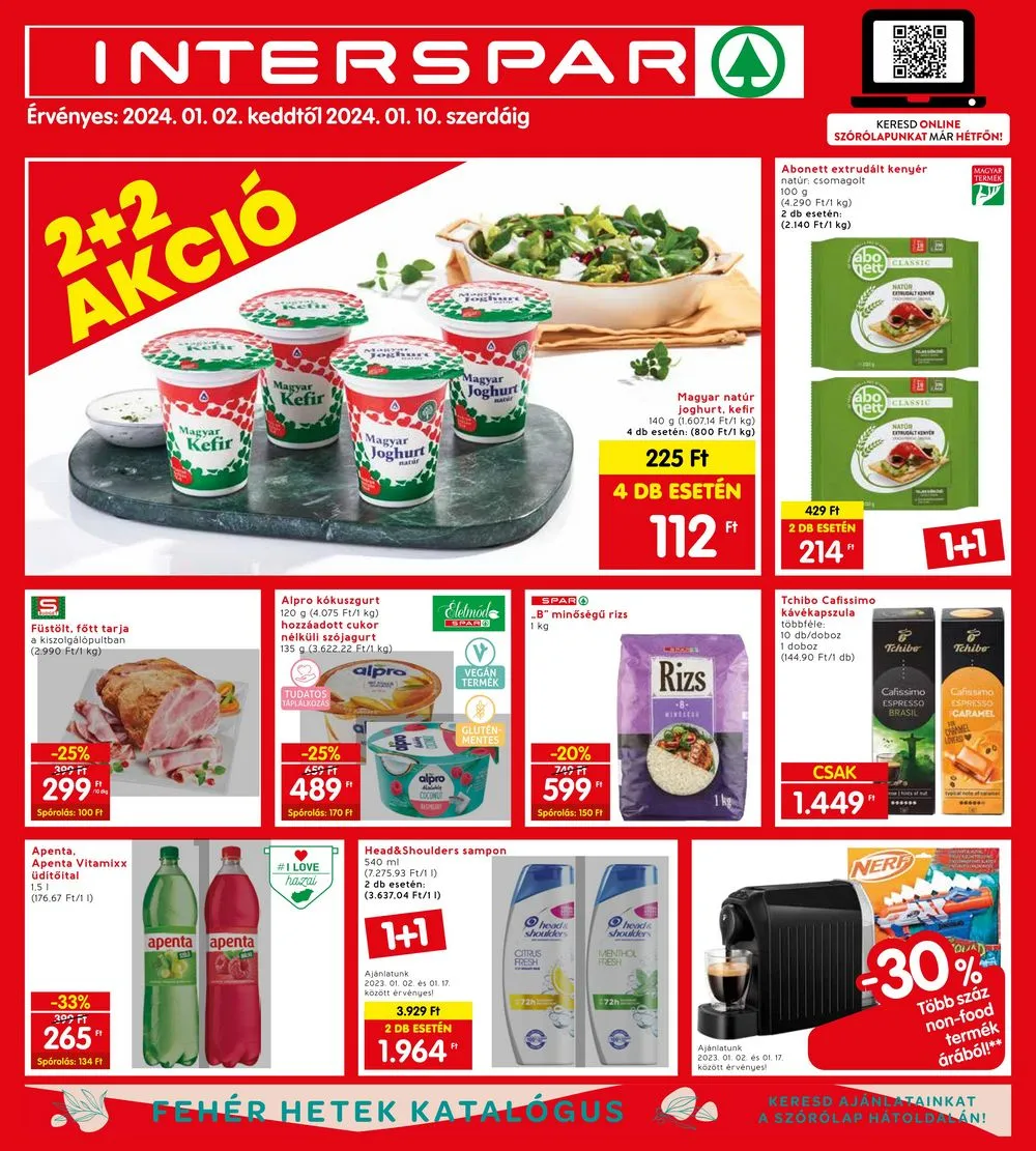 Interspar akciós újság 01.02–01.10