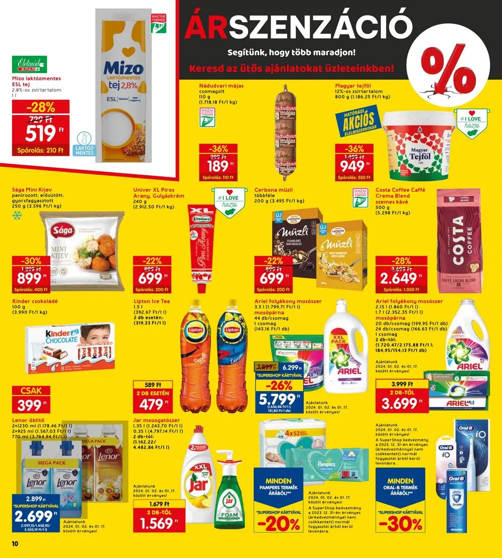 Interspar akciós újság 01.02–01.10 – 10. oldal