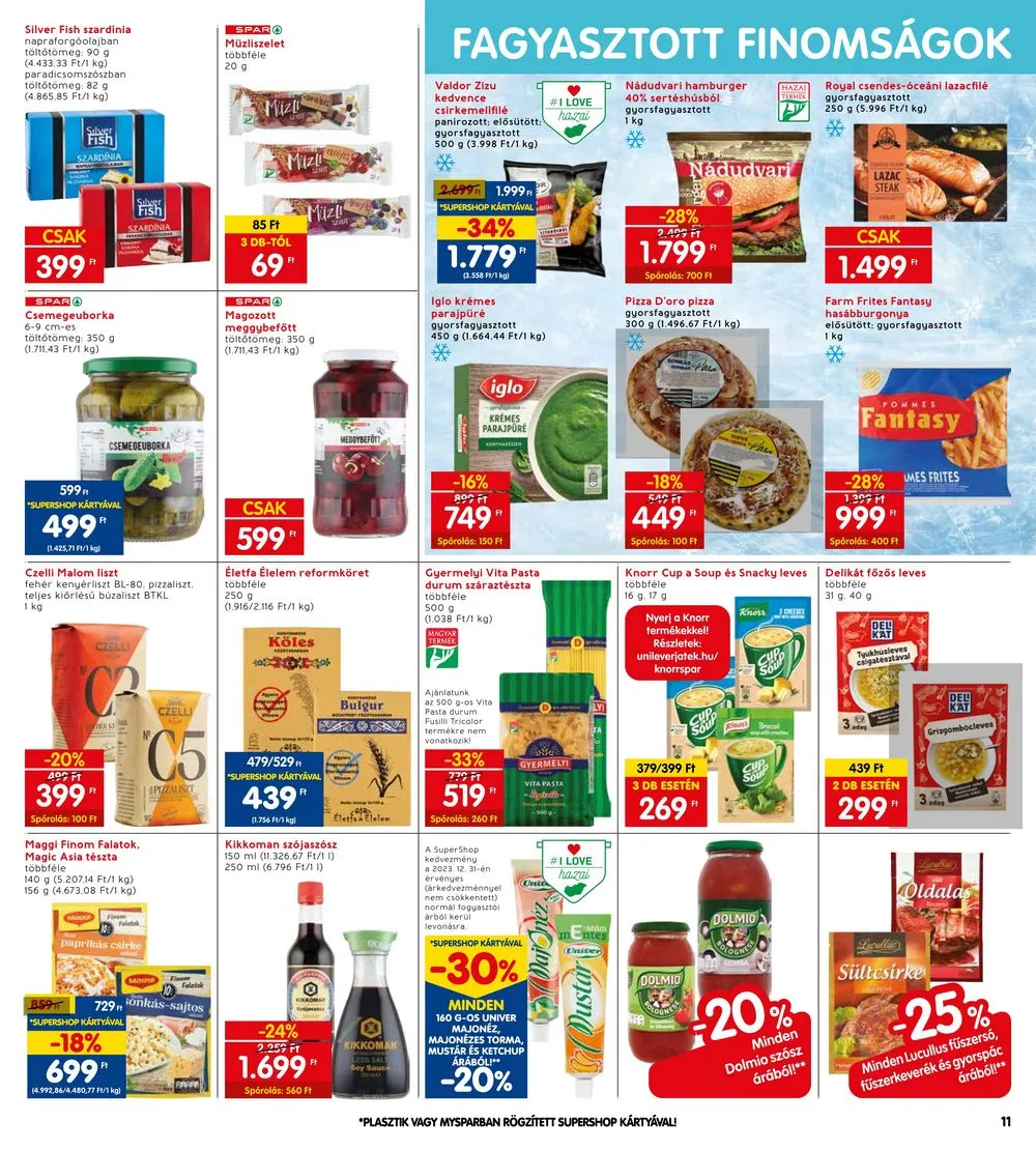 Interspar akciós újság 01.02–01.10 – 11. oldal