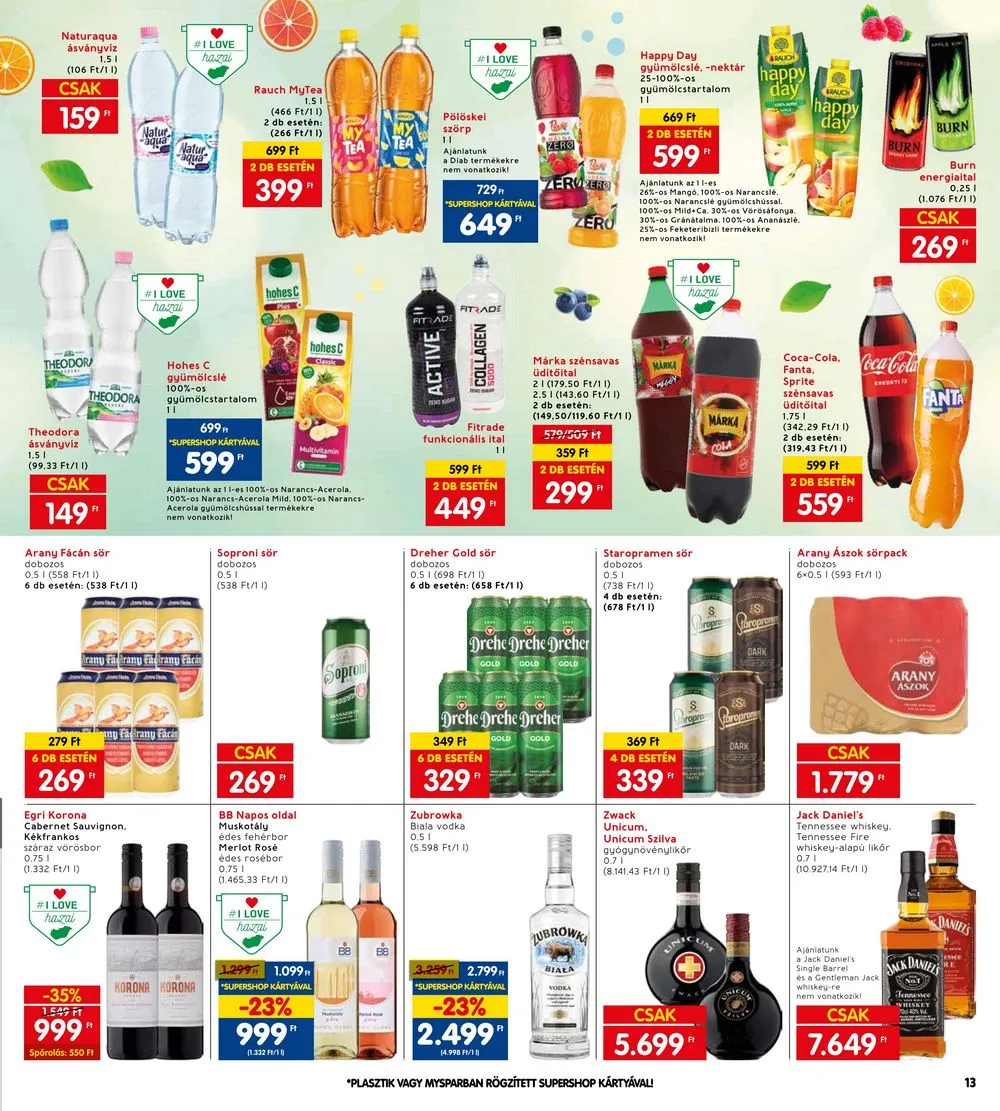 Interspar akciós újság 01.02–01.10 – 13. oldal