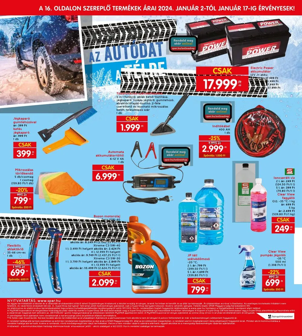 Interspar akciós újság 01.02–01.10 – 16. oldal