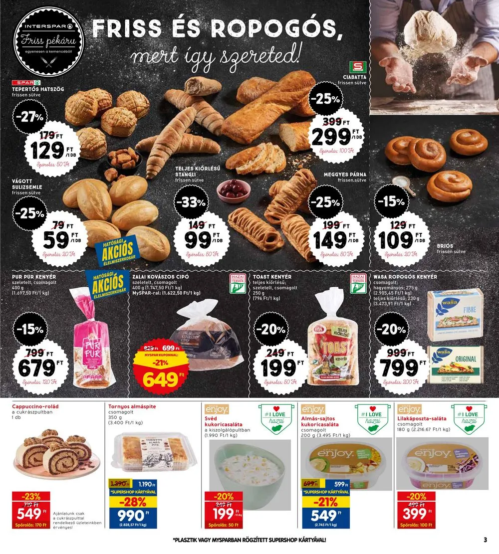 Interspar akciós újság 01.02–01.10 – 3. oldal