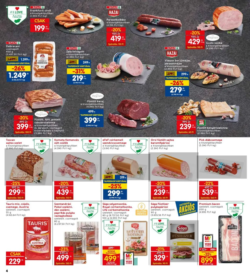 Interspar akciós újság 01.02–01.10 – 4. oldal