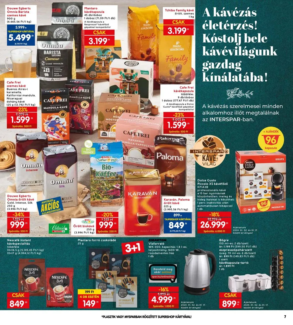 Interspar akciós újság 01.02–01.10 – 7. oldal