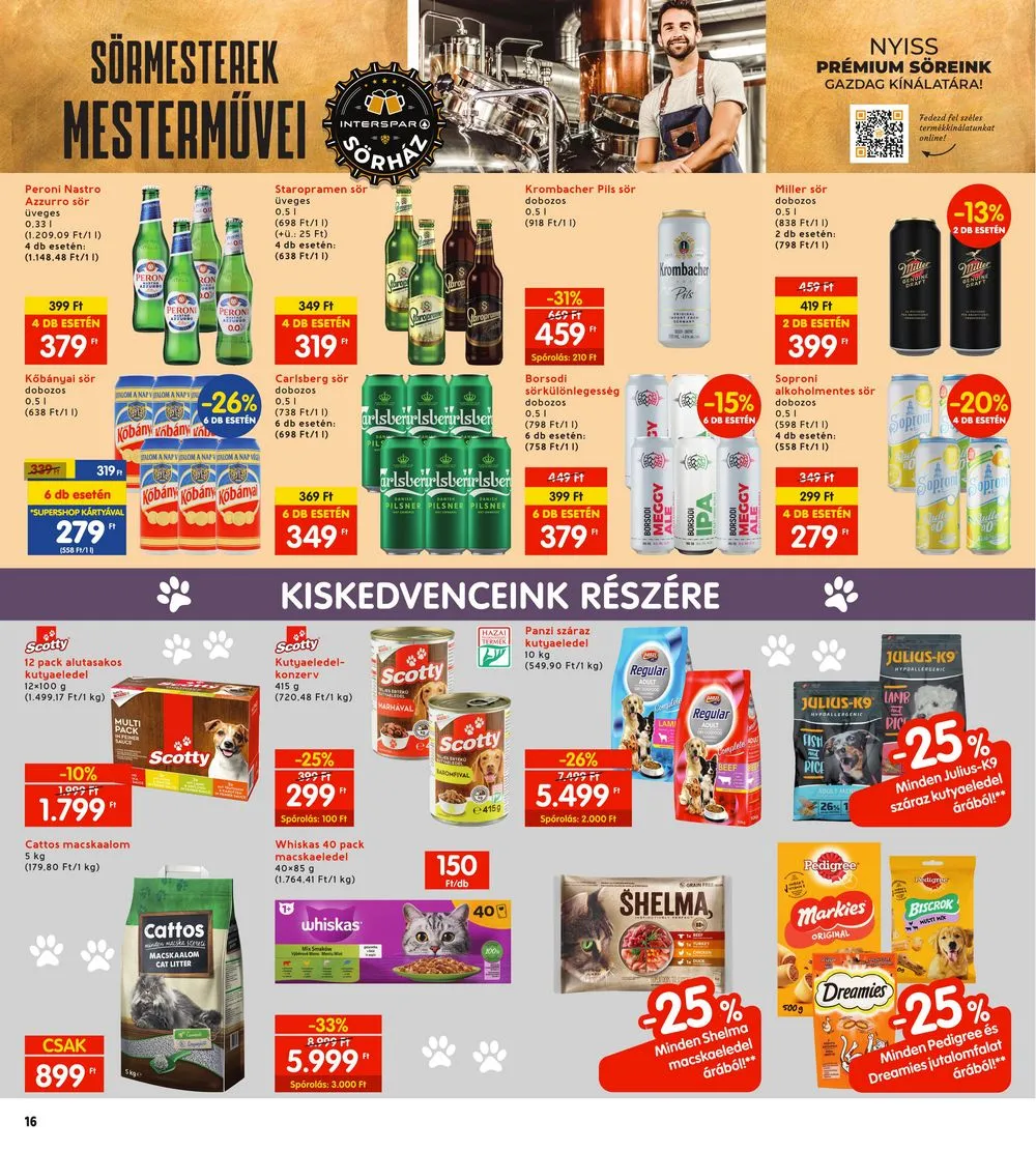 Interspar akciós újság 01.11–01.17 – 16. oldal