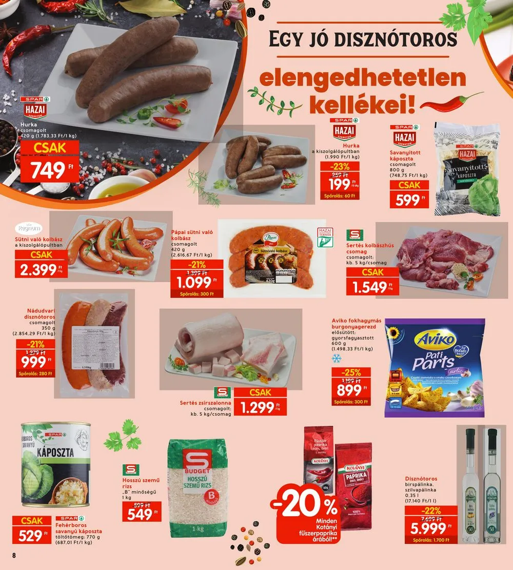 Interspar akciós újság 01.11–01.17 – 8. oldal