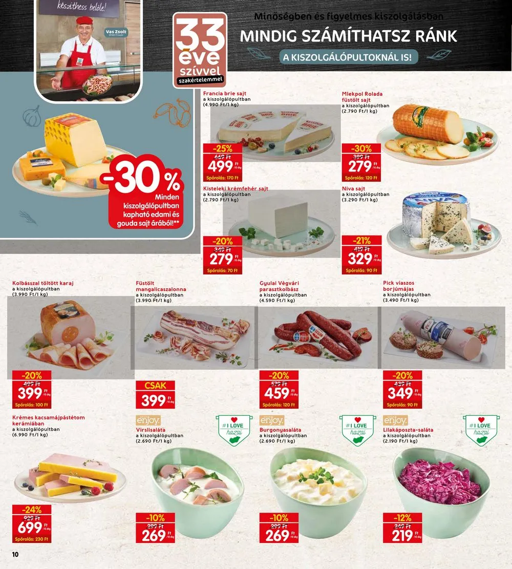 Interspar akciós újság 01.18–01.24 – 10. oldal