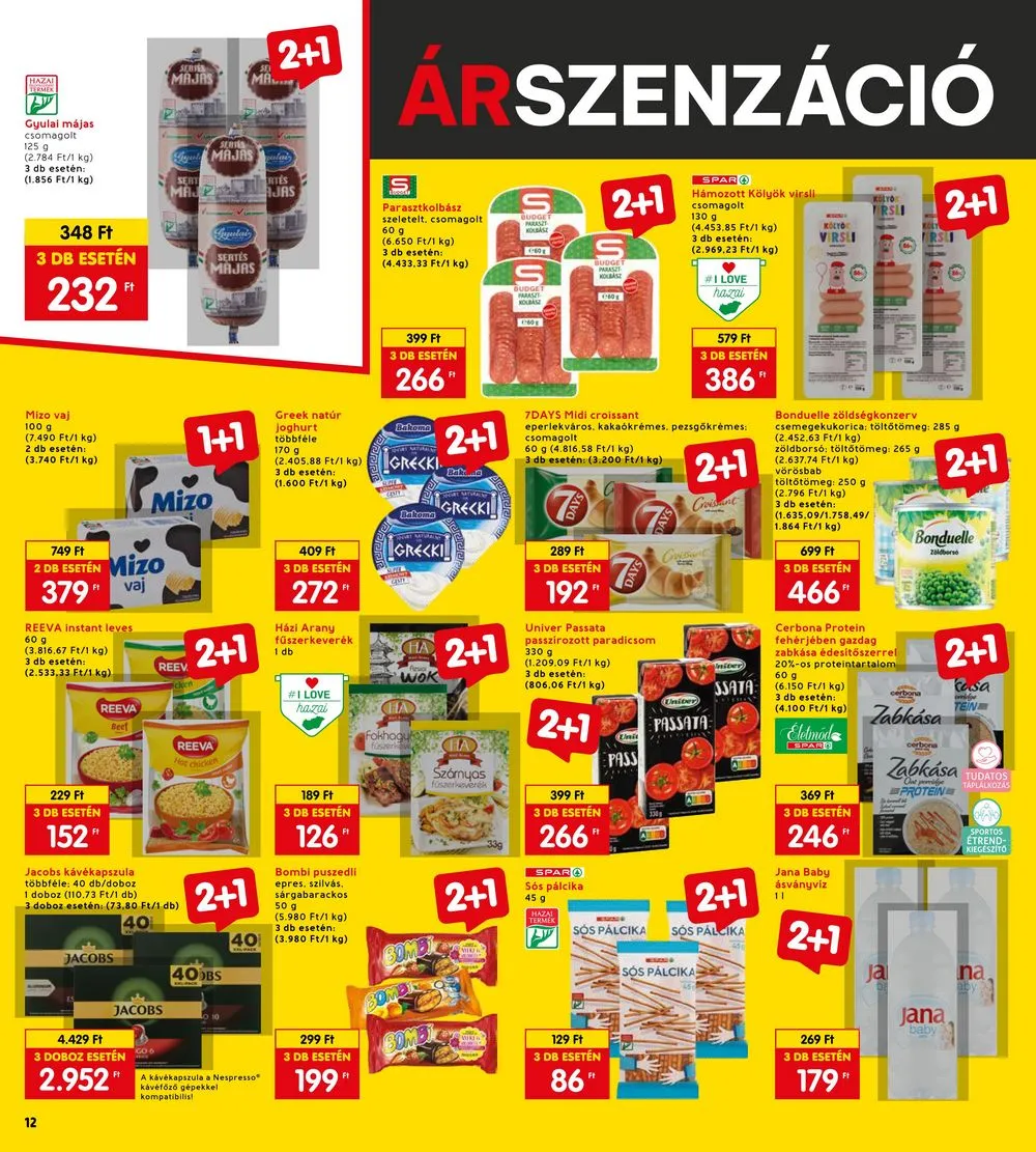 Interspar akciós újság 01.18–01.24 – 12. oldal