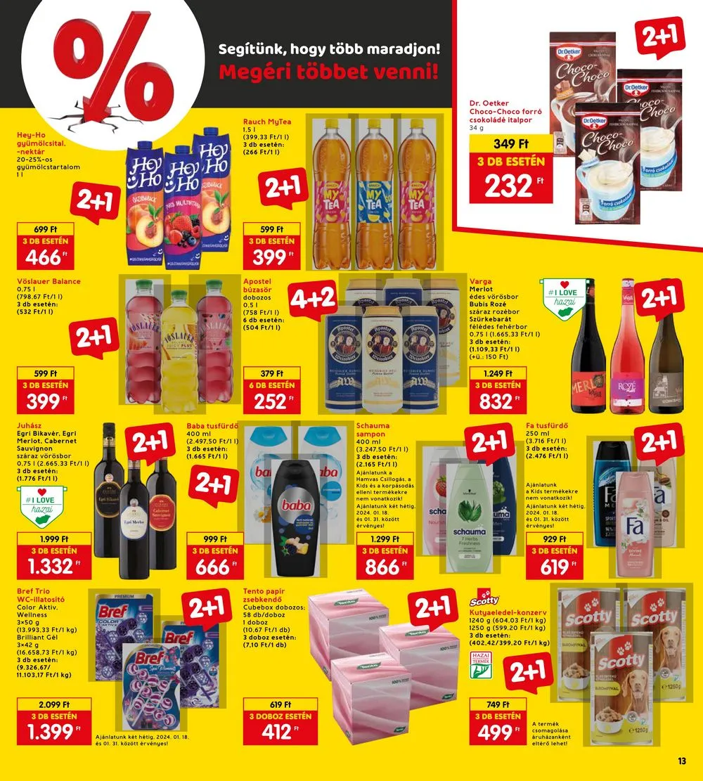 Interspar akciós újság 01.18–01.24 – 13. oldal