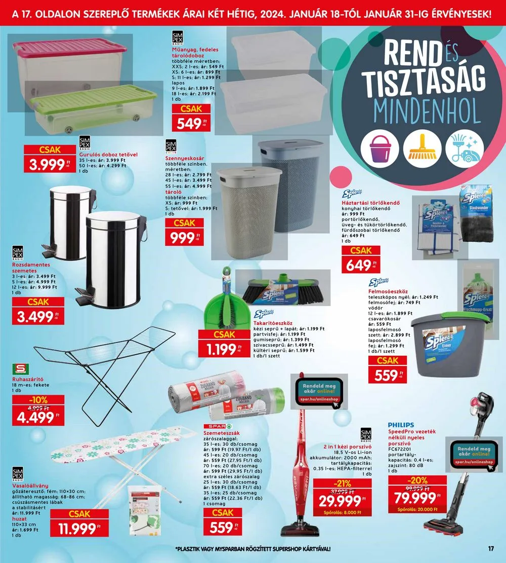Interspar akciós újság 01.18–01.24 – 17. oldal
