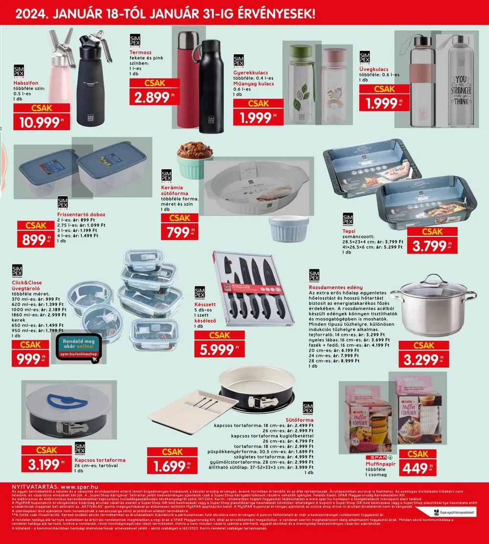 Interspar akciós újság 01.18–01.24 – 19. oldal