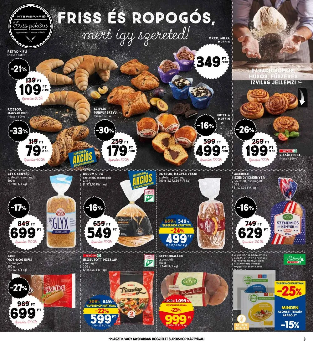 Interspar akciós újság 01.18–01.24 – 3. oldal