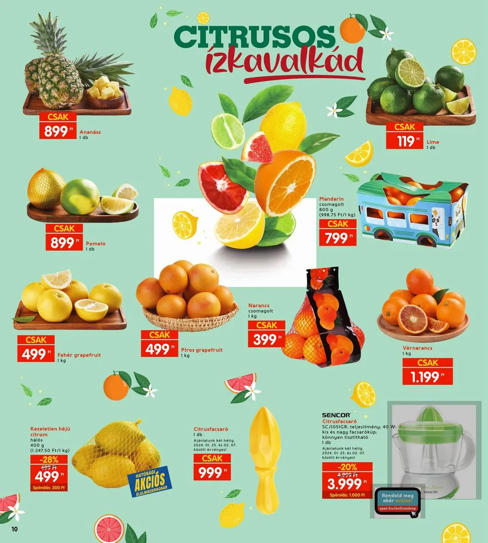 Interspar akciós újság 01.25–01.31 – 10. oldal
