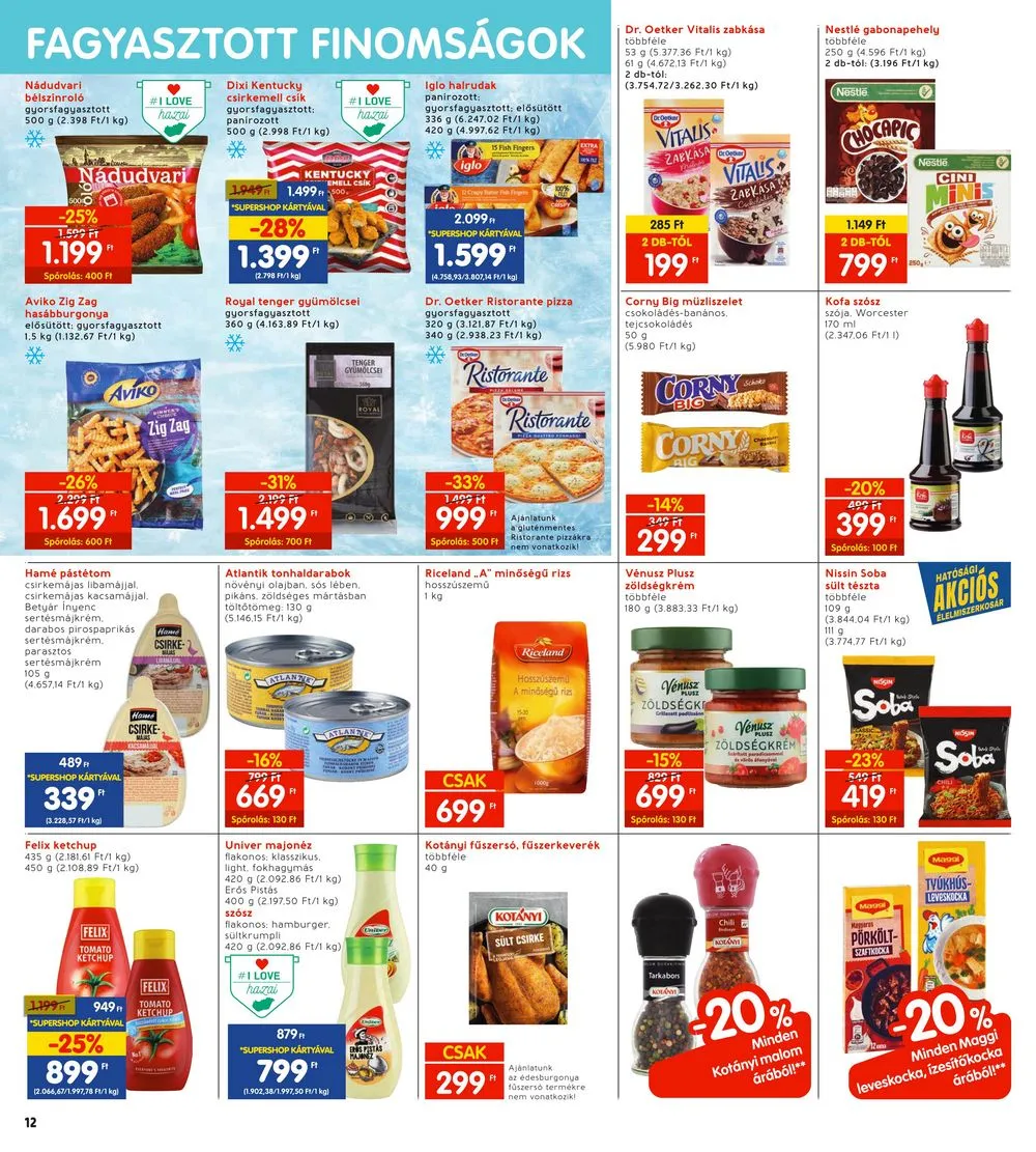 Interspar akciós újság 01.25–01.31 – 12. oldal