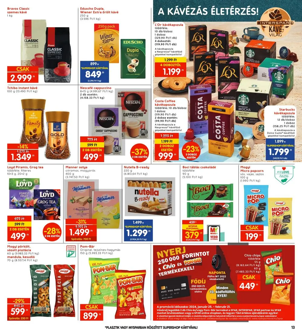 Interspar akciós újság 01.25–01.31 – 13. oldal