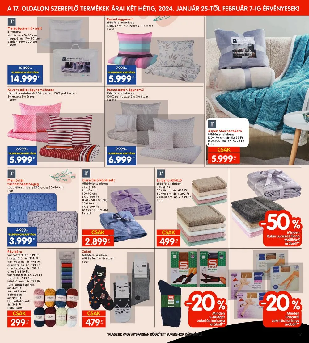 Interspar akciós újság 01.25–01.31 – 17. oldal