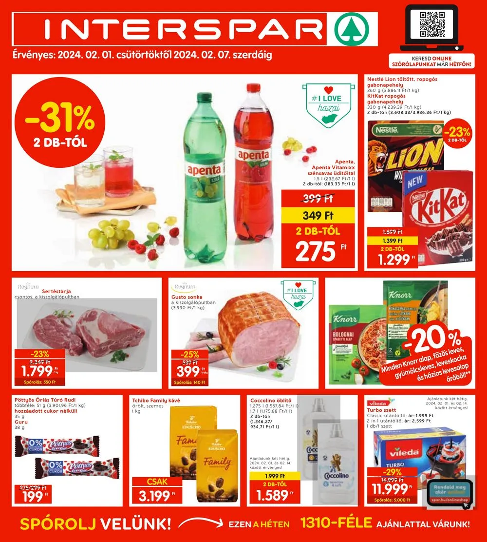 Interspar akciós újság 02.01–02.07