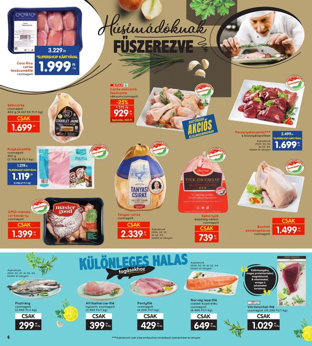 Interspar akciós újság 02.01–02.07 – 6. oldal