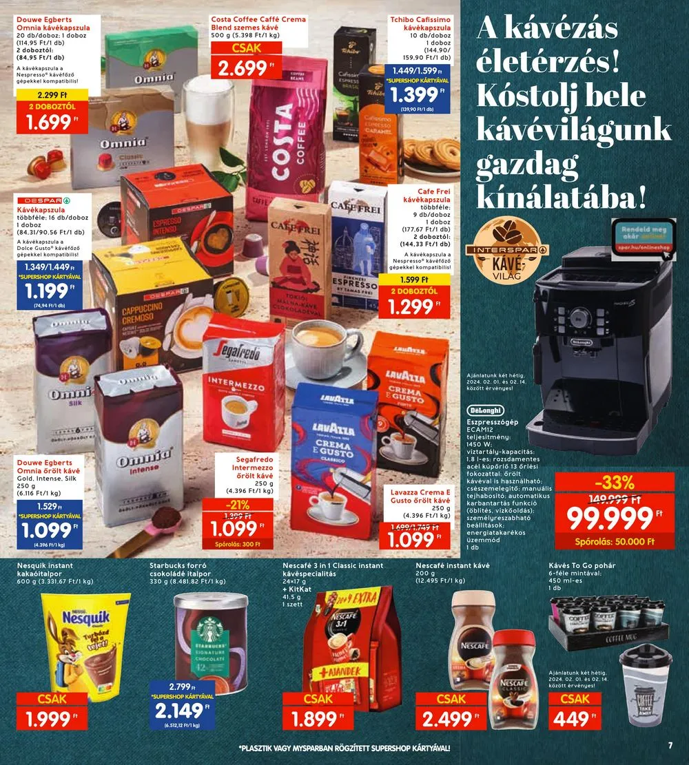 Interspar akciós újság 02.01–02.07 – 7. oldal