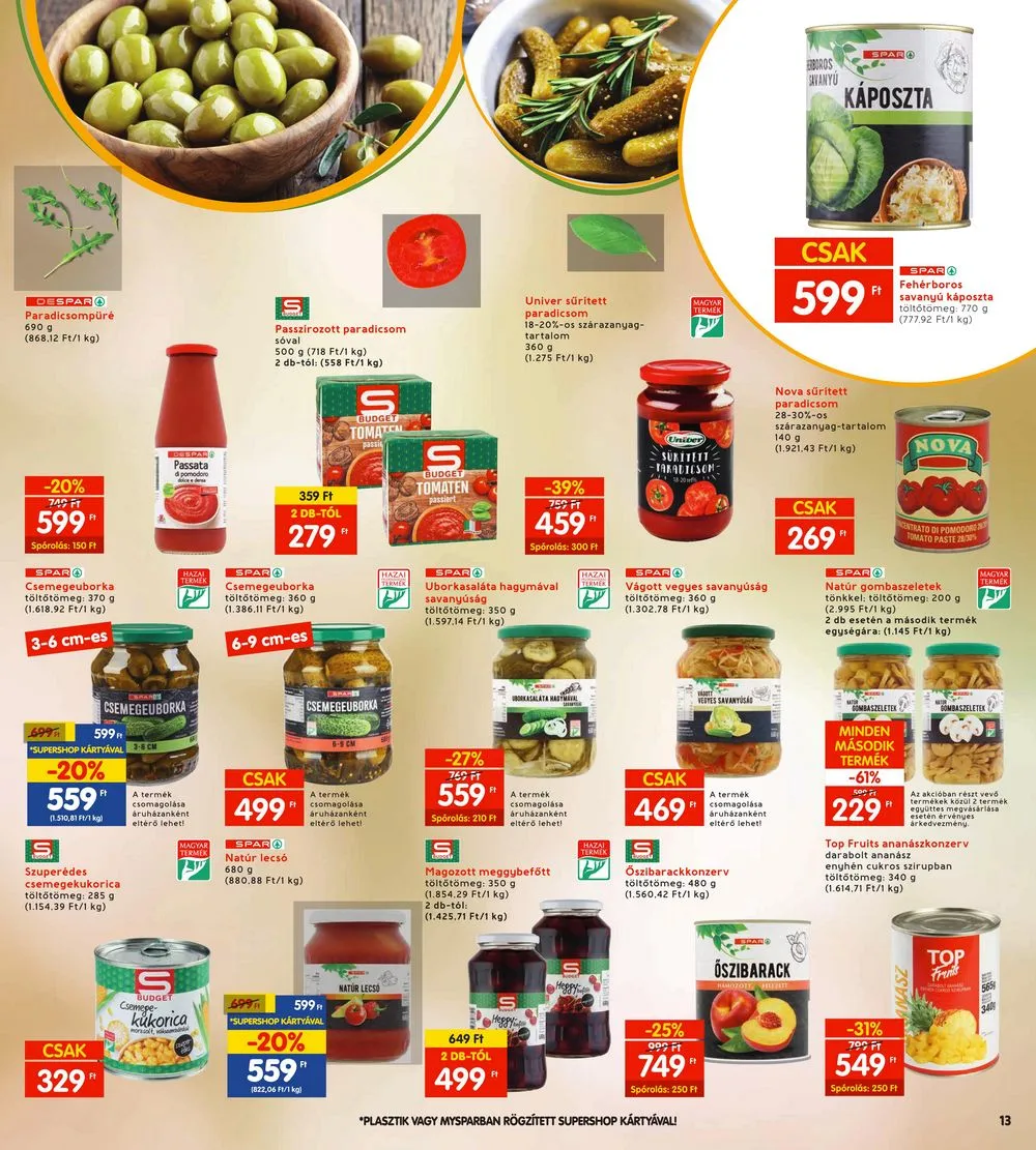 Interspar akciós újság 02.08–02.14 – 13. oldal