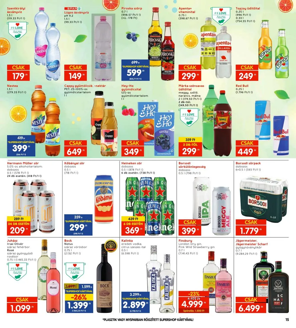 Interspar akciós újság 02.08–02.14 – 15. oldal