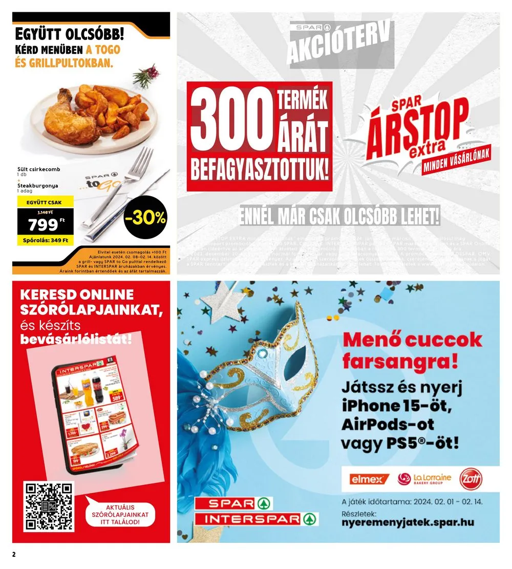 Interspar akciós újság 02.08–02.14 – 2. oldal