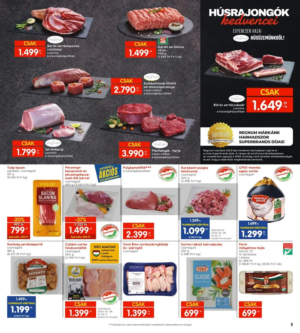 Interspar akciós újság 02.08–02.14 – 5. oldal