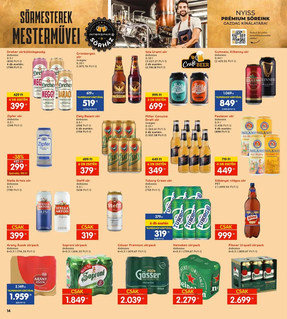 Interspar akciós újság 02.15–02.21 – 14. oldal