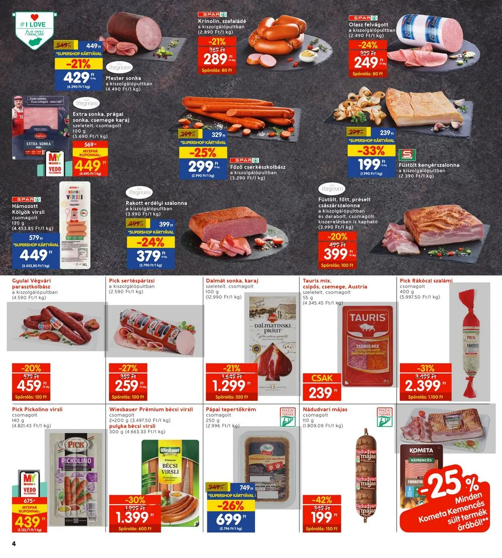 Interspar akciós újság 02.15–02.21 – 4. oldal