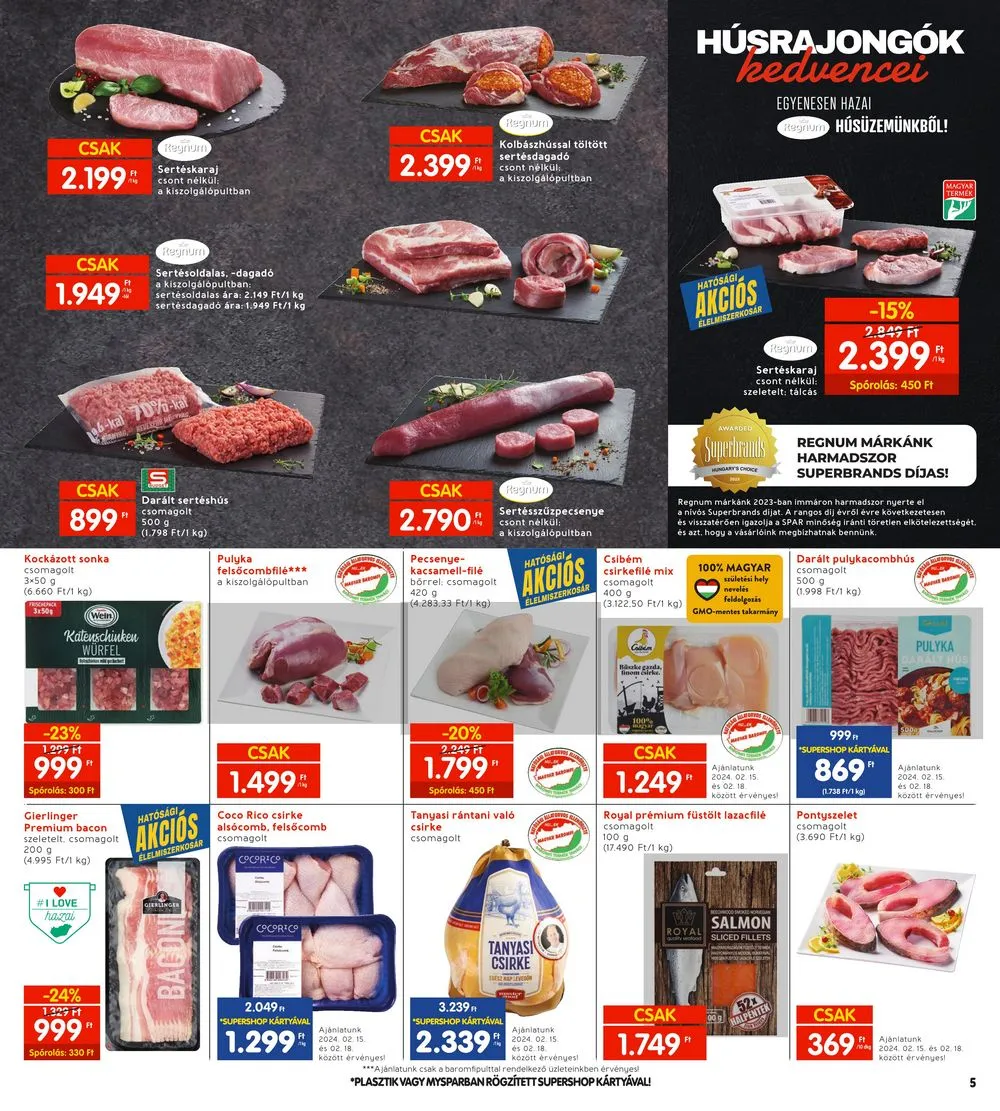 Interspar akciós újság 02.15–02.21 – 5. oldal