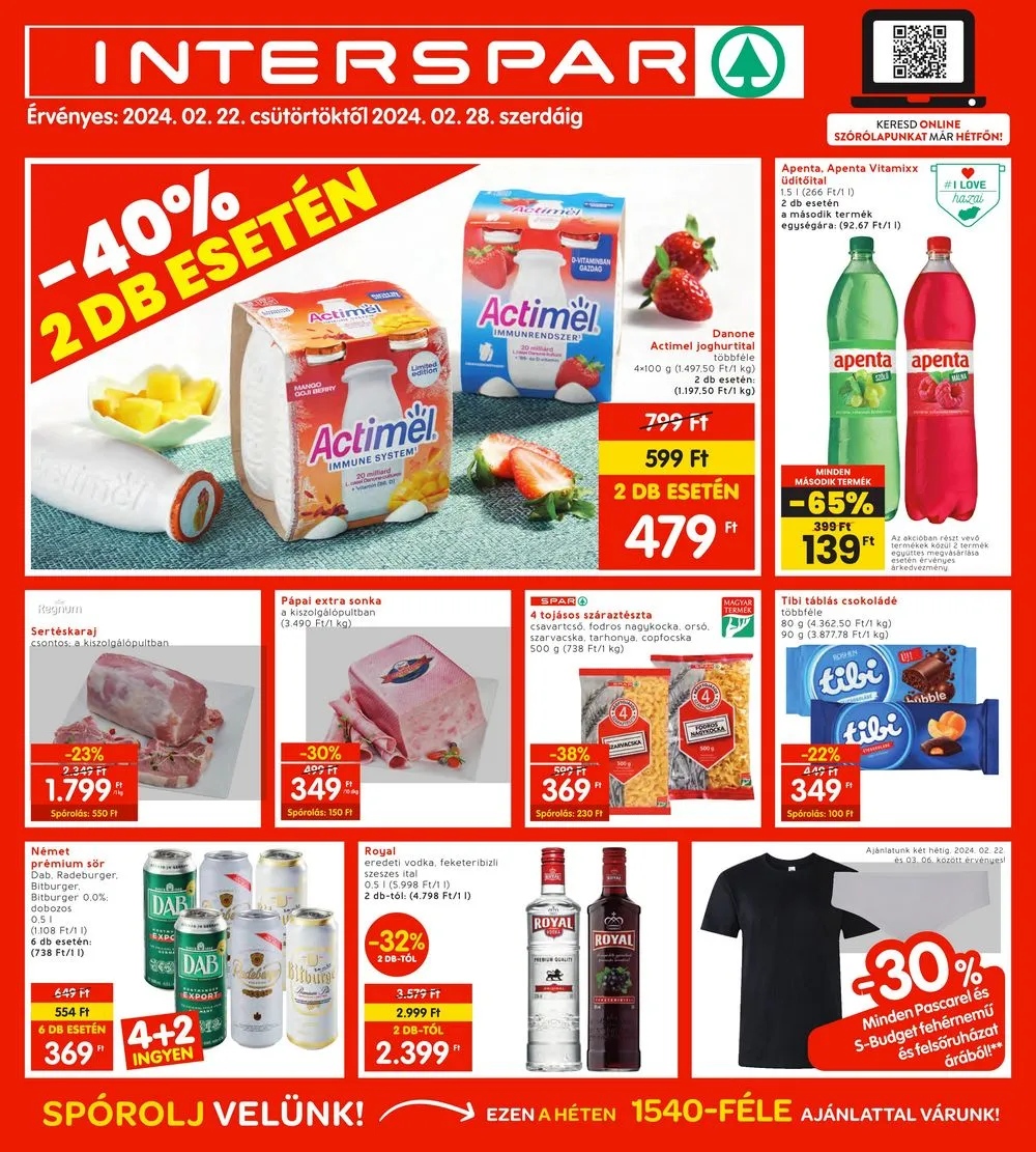 Interspar akciós újság 02.22–02.28
