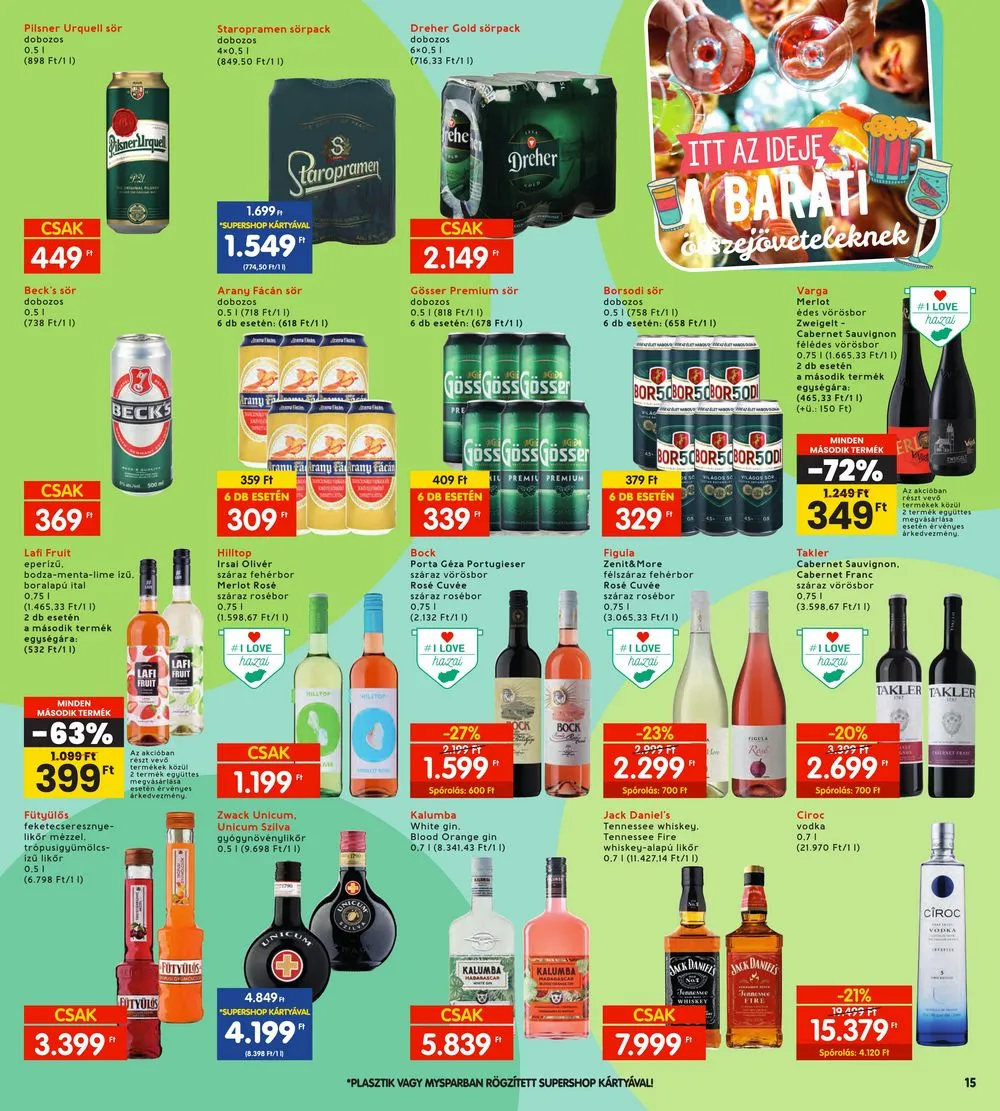 Interspar akciós újság 02.22–02.28 – 15. oldal