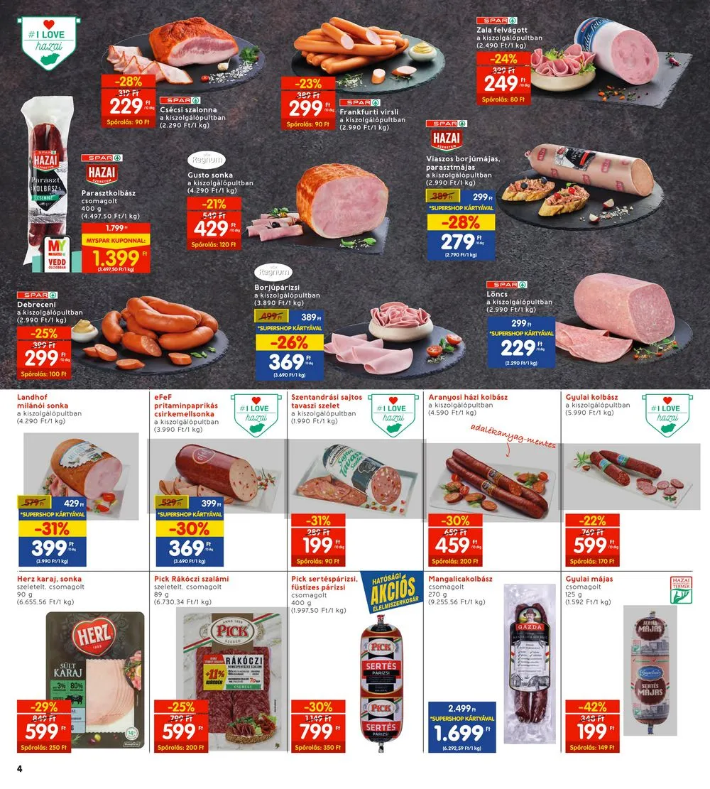 Interspar akciós újság 02.22–02.28 – 4. oldal