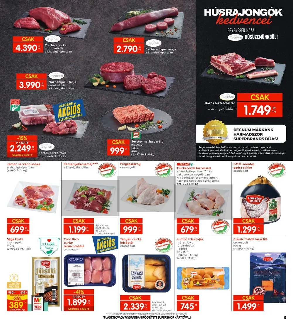 Interspar akciós újság 02.22–02.28 – 5. oldal