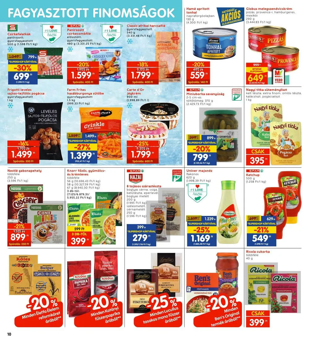 Interspar akciós újság 02.29–03.06 – 10. oldal