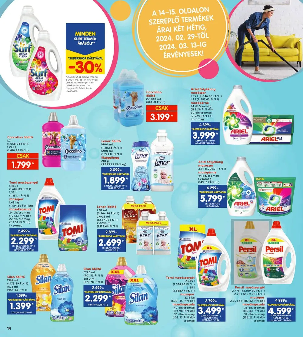 Interspar akciós újság 02.29–03.06 – 14. oldal