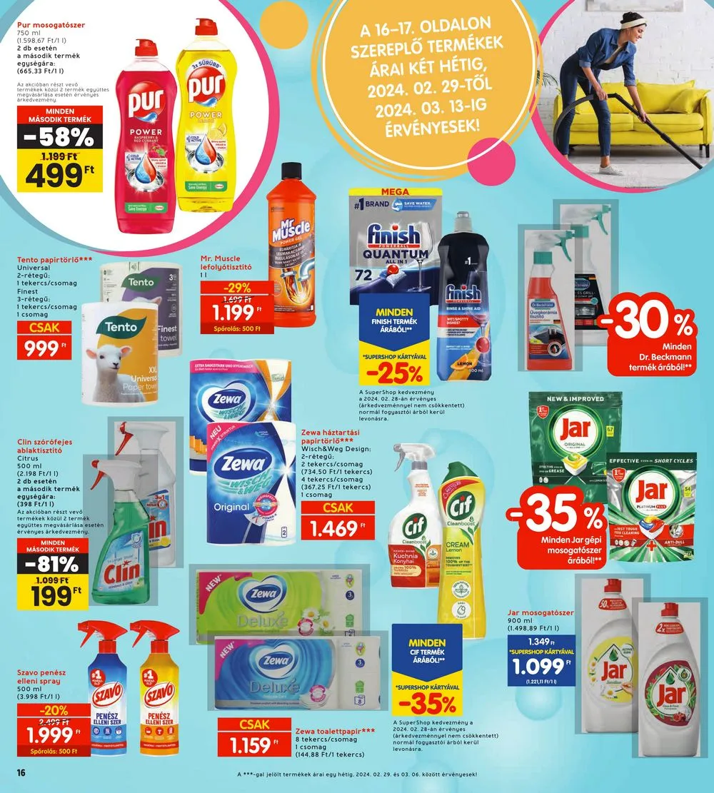 Interspar akciós újság 02.29–03.06 – 16. oldal